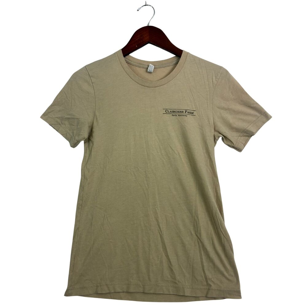 Claiborne Farm Shirt Womens Small Kentucky Horse Racing The Greats Live Forever